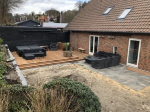 Ny træterrasse